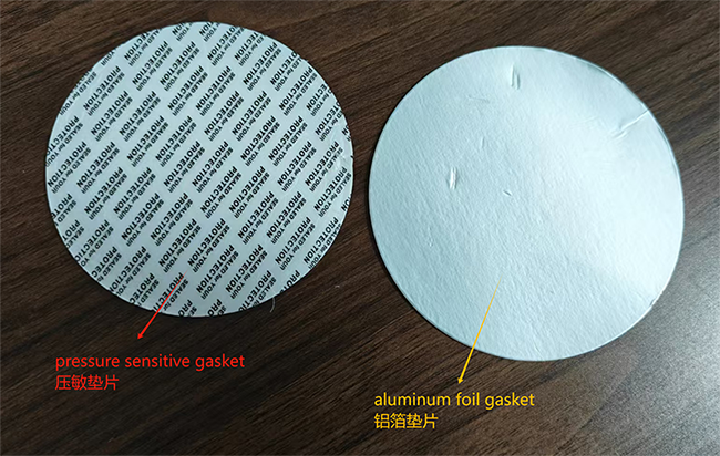 壓敏墊片和鋁箔墊片應(yīng)用在塑料瓶上的區(qū)別在哪里？